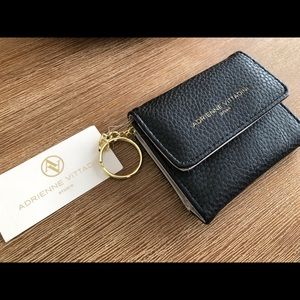 Adrienne Vittadini Studio Small Black Coin Purse🖤